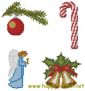 Free Christmas Pattern Cross Stitch Centre